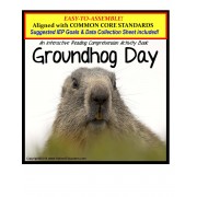 Autism Reading Comprehension GROUNDHOG DAY Adapted Book Activity